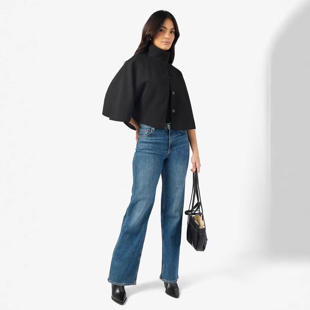 Ladies Urban Cape Top Mune Fashion