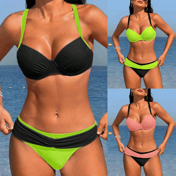 Women's Push-Up Bikini with adjustable straps and trendy wrap design Mune Fashion