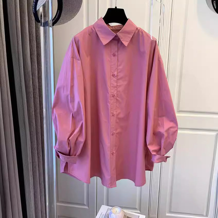 Women's Casual Cotton Blouse with Puff Sleeves Mune Fashion