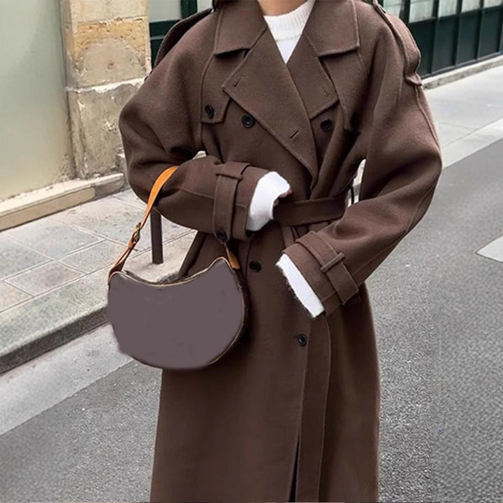 Women oversized wool coat Mune Fashion