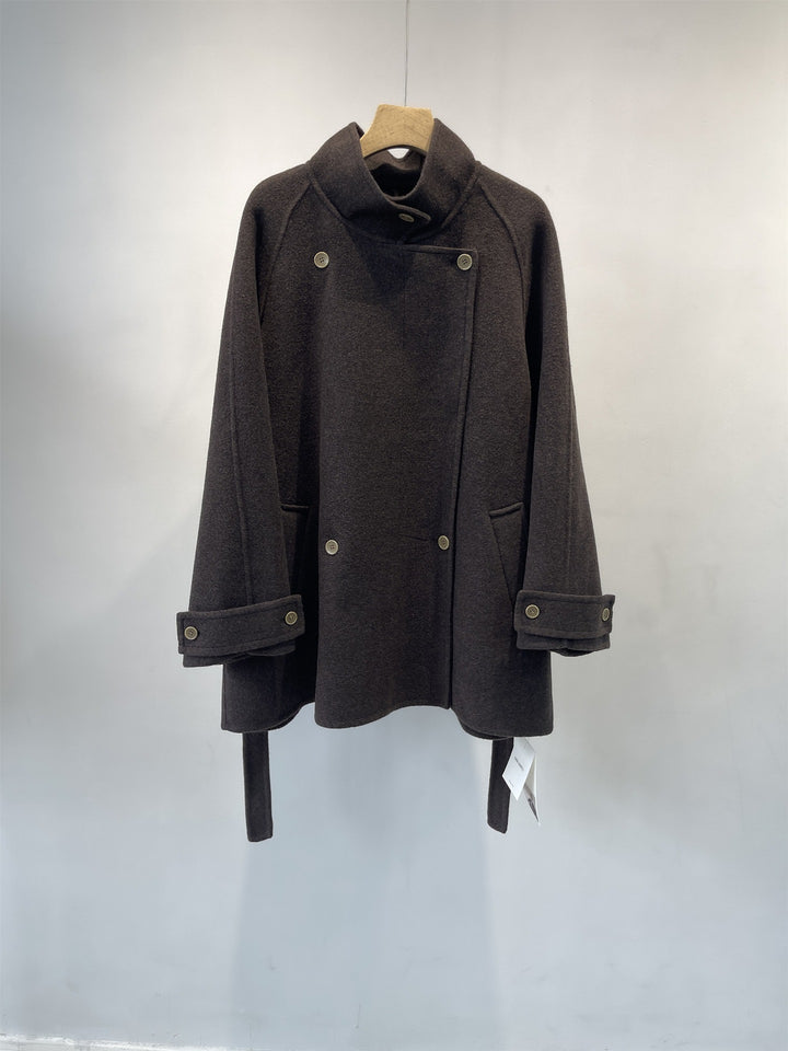 Women's tailored double-knit wool blend coat Mune Fashion