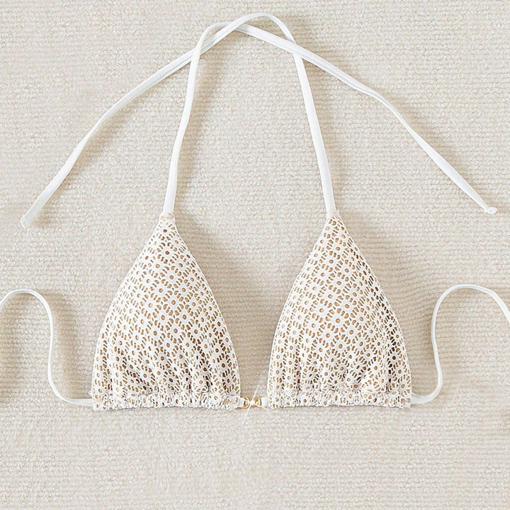 Women's bikini bottom with side ties and floral pattern Mune Fashion