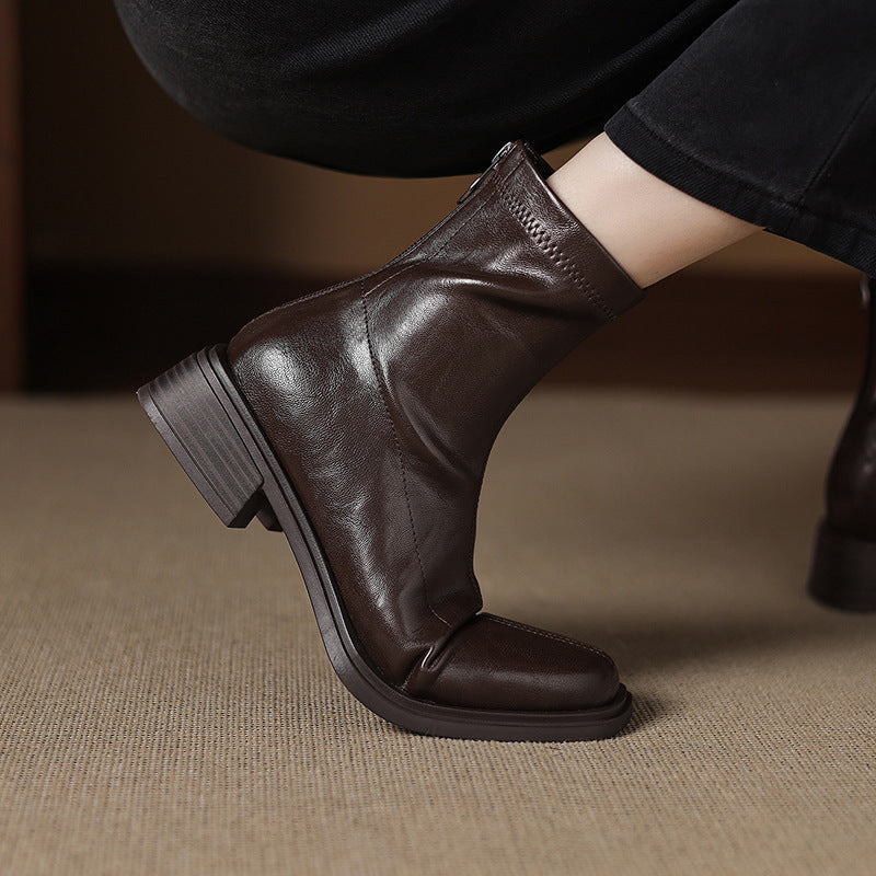 Ladies Elegant Ankle Boots with Anatomically Designed Fit Mune Fashion