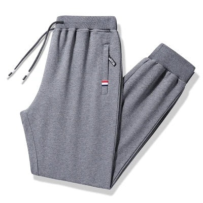 Men's Cone Thermal Jogging Pants with Zipper Pockets & Drawstring Mune Fashion