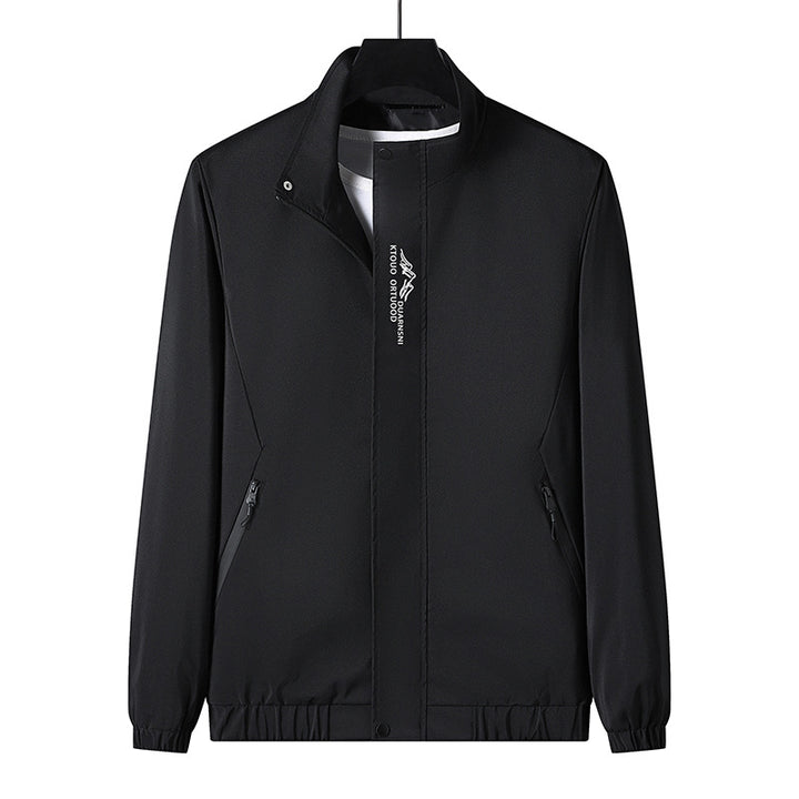 Men's Lightweight Sports Jacket with High Collar Mune Fashion