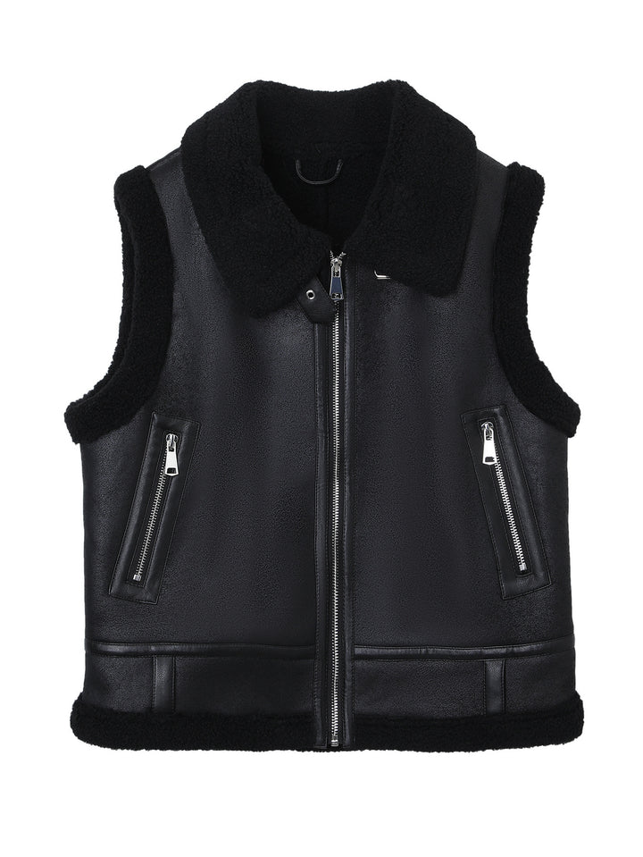 Ladies Stylish and Cozy Fleece Vest Mune Fashion