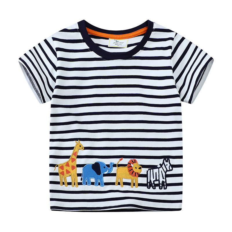 Boys T-shirt with colorful animal motif Mune Fashion