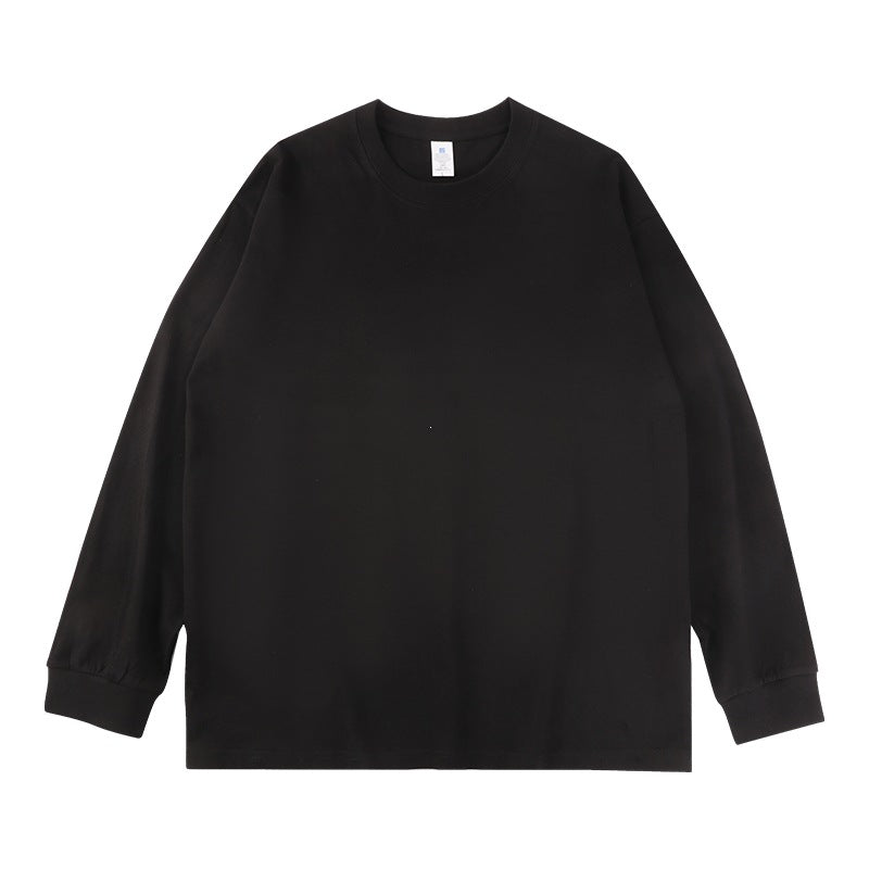 Unisex Oversize-Long Sleeve Sweatshirt with Crew Neck and Ribbed Cuffs Mune Fashion