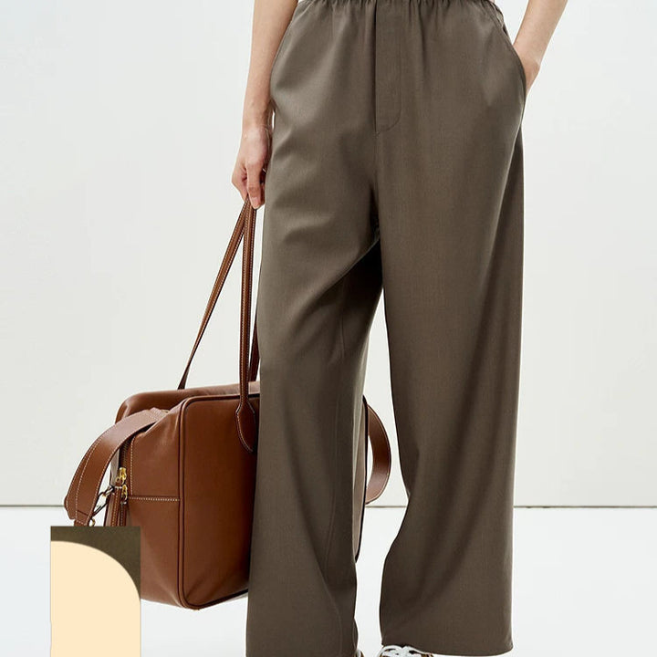 Women Elegant Wide Pants Mune Fashion