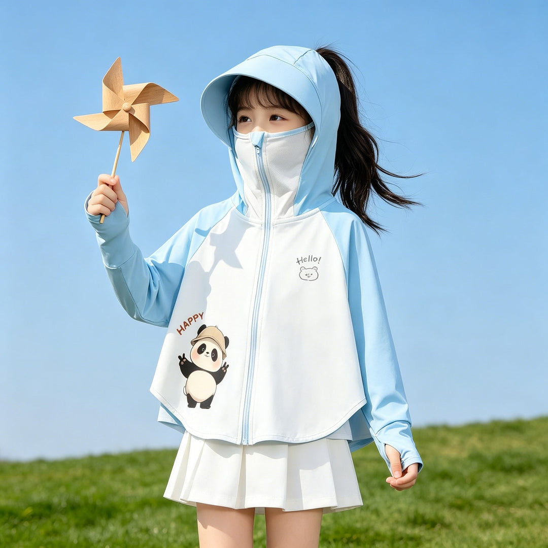 Children's sun protection jacket with hood and breathable fabric Mune Fashion