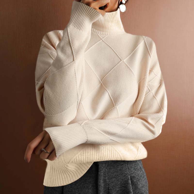 Mune | Solid Color Classic Knit Sweater for Women