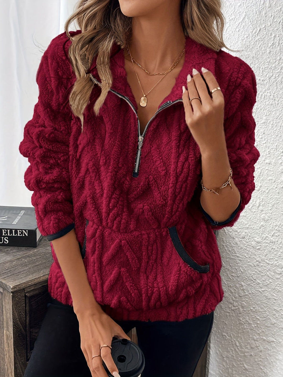 Women Soft Fleece Women's Jacket Mune Fashion