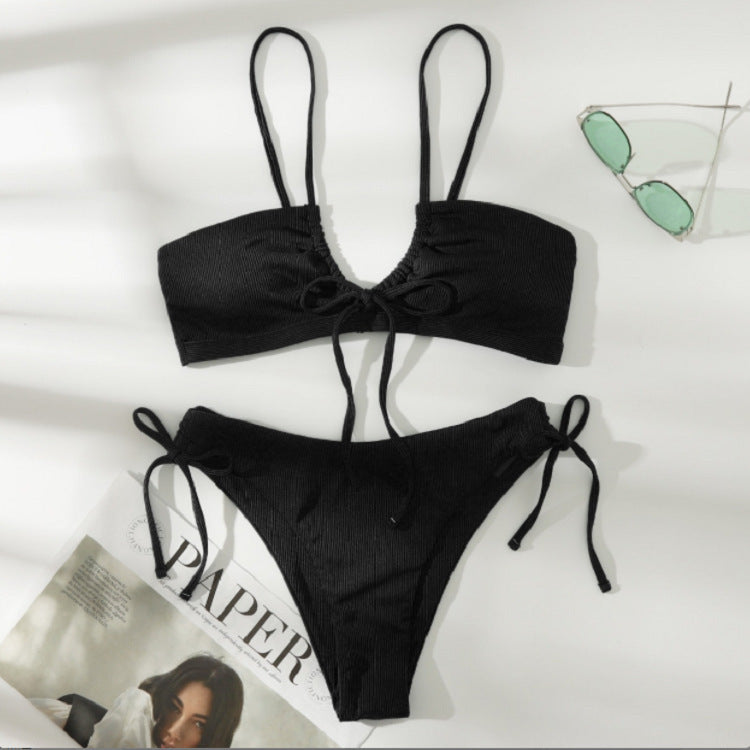 Women's bandeau bikini with adjustable wrap detail Mune Fashion