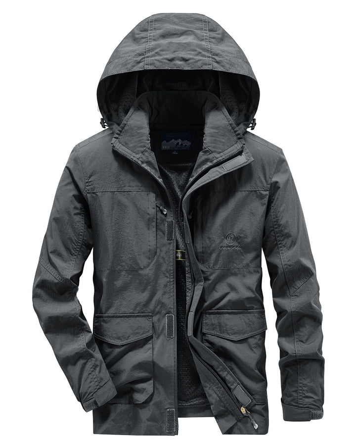 Men's Robust Weather Jacket with Practical Pockets Mune Fashion