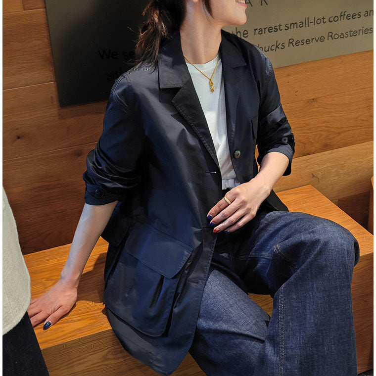Women Stylish Utility Jacket with Practical Pockets Mune Fashion