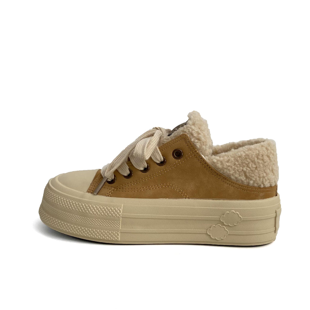 Ladies Comfortable Sneakers with Cozy Lining and Durable Sole Mune Fashion