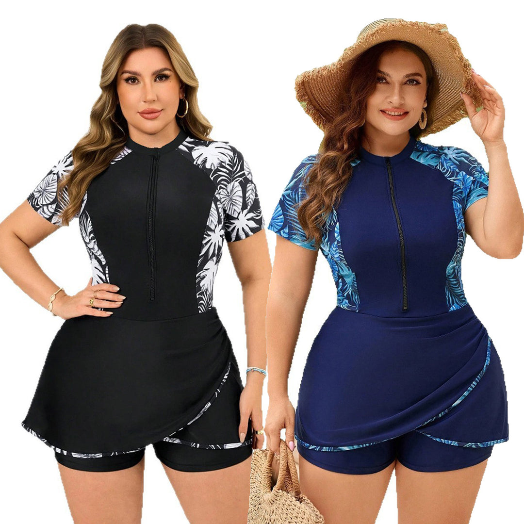 Ladies' fashionable swimsuit with short skirt Mune Fashion