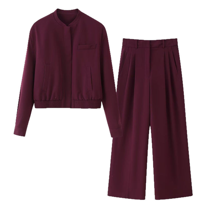 Women High-Waisted Palazzo Pants with Pleats and Wide Leg Mune Fashion