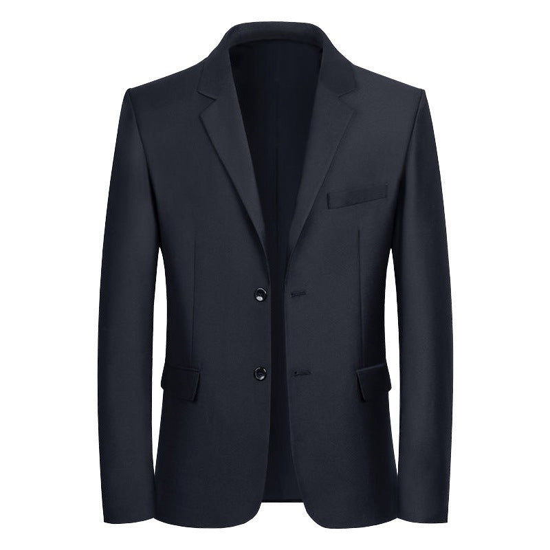 Men's Slim Business Blazer with Minimalist Design and Stretch Comfort Mune Fashion