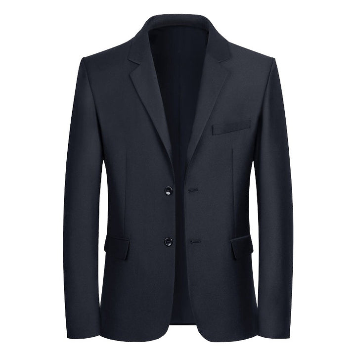 Men's Slim Business Blazer with Minimalist Design and Stretch Comfort Mune Fashion