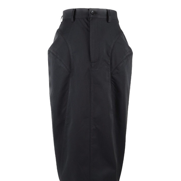 Ladies Elegant Midi Skirt with Innovative Cut Mune Fashion