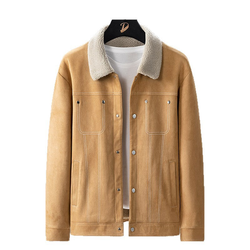 Men's Casual Lambskin Jacket Mune Fashion