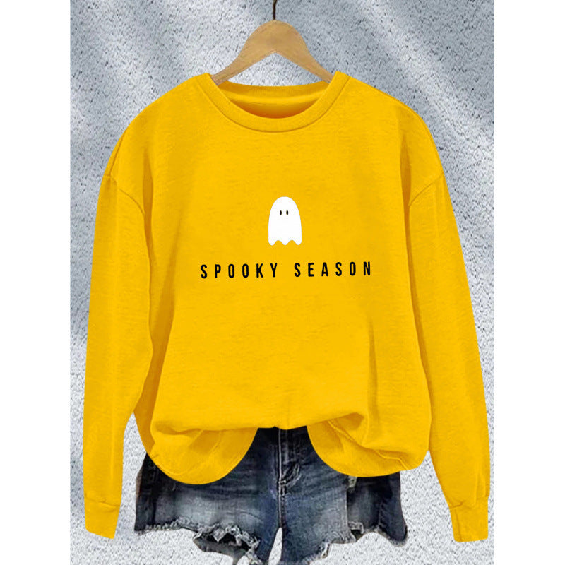 Unisex cool Halloween sweatshirt with ghost print and oversized cut Mune Fashion