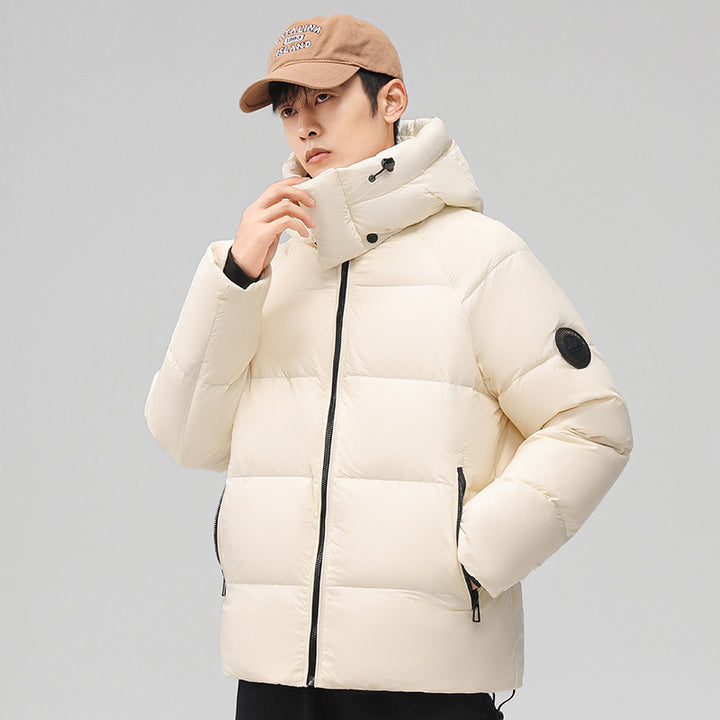 Men's Insulated Padded Jacket with High Collar Mune Fashion