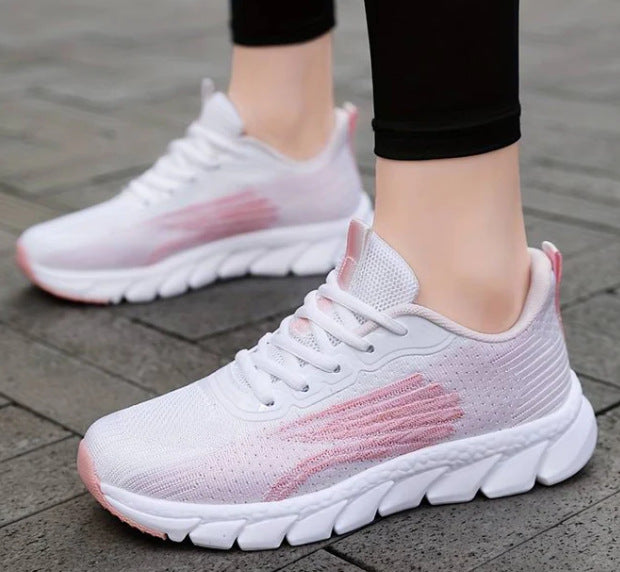 Women's breathable lightweight knit sneakers with viscoelastic comfort sole Mune Fashion