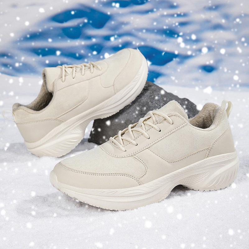 Unisex padded thick-soled sneakers with cushioned tread sole Mune Fashion