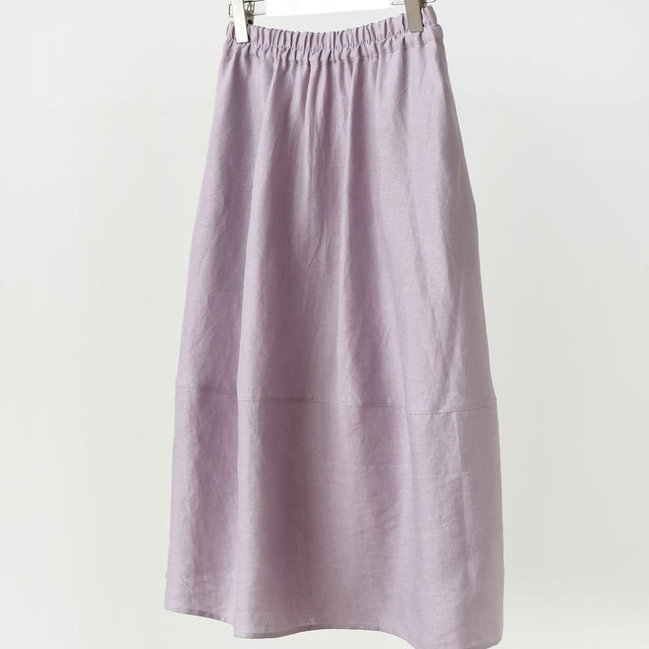 Women Wide-cut Midi Skirt made of airy cotton Mune Fashion