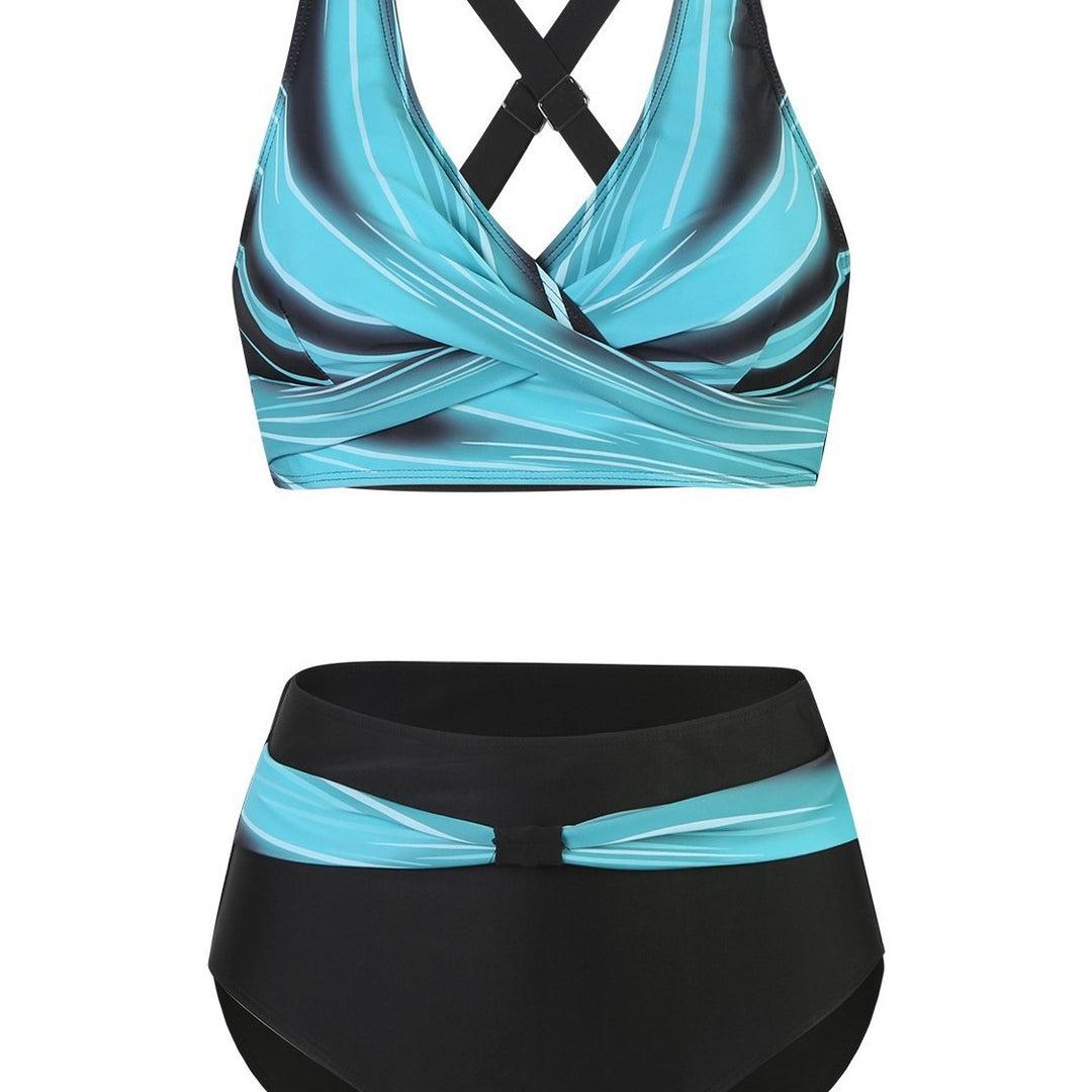 Women's High-Waisted Sport Bikini with Elegant Back Cut Mune Fashion