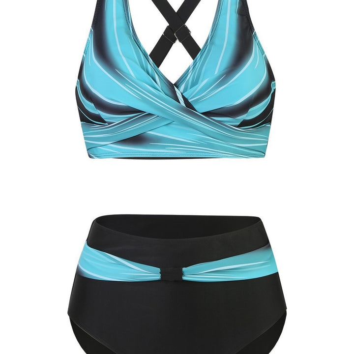 Women's High-Waisted Sport Bikini with Elegant Back Cut Mune Fashion