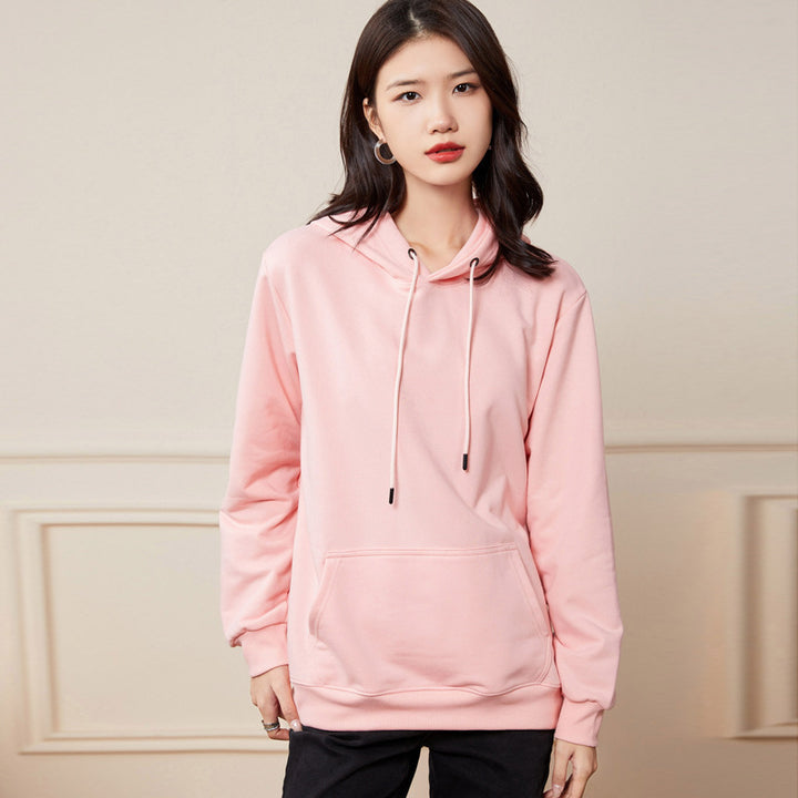 Women's Oversized Hoodie made of Cotton Blend with Kangaroo Pocket and Ribbed Cuffs Mune Fashion