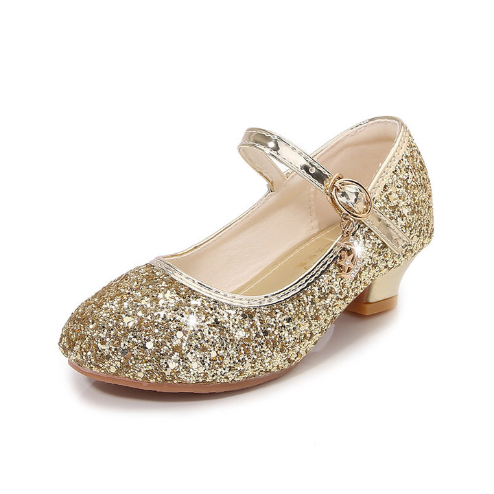 Girls' ballet shoes with adjustable strap and glitter detail Mune Fashion