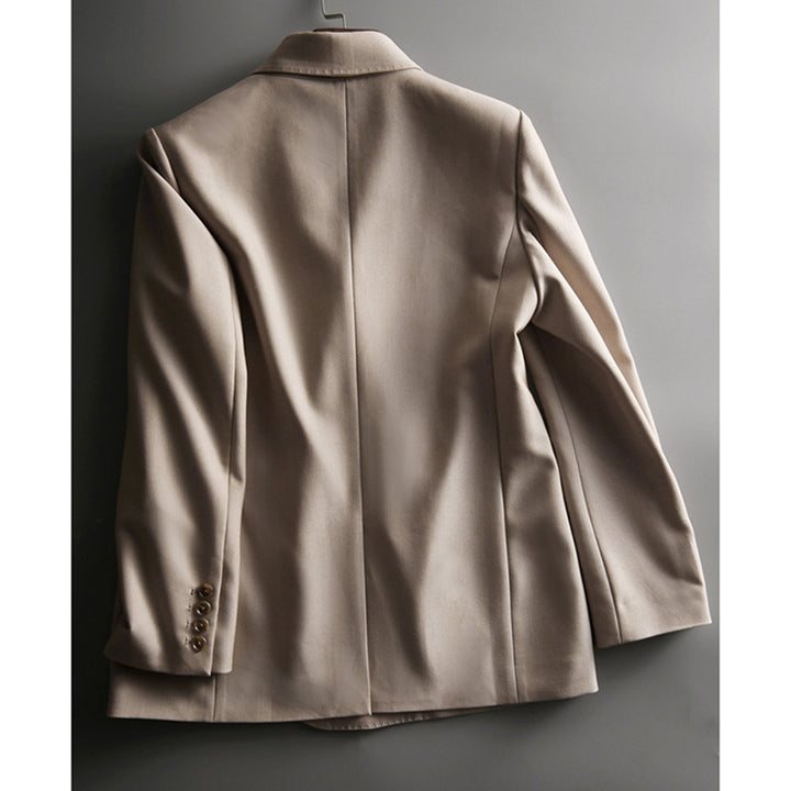 Women Casual Double Breasted Blazer Mune Fashion