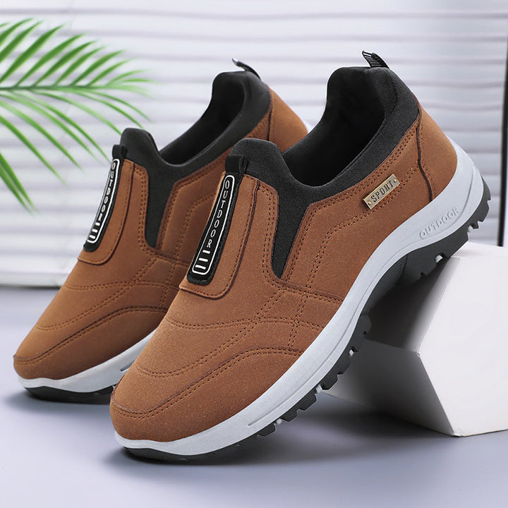 Men's sporty outdoor slip-on sneakers with non-slip tread sole Mune Fashion