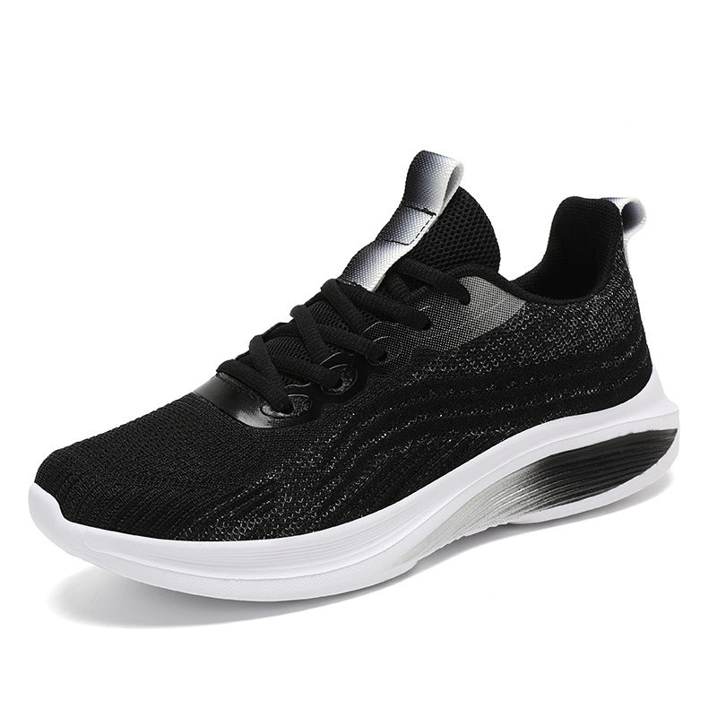 Women's ergonomic everyday sneaker with breathable knitted upper, shaped rolling sole, and heel cushioning Mune Fashion