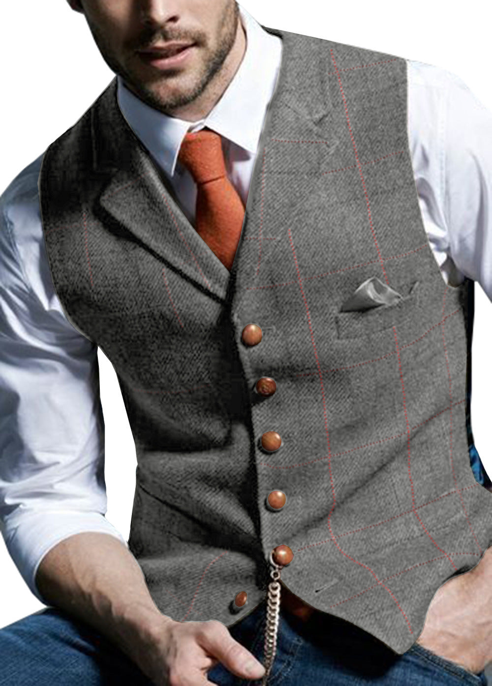 Elegant men's vest Classic Comfort