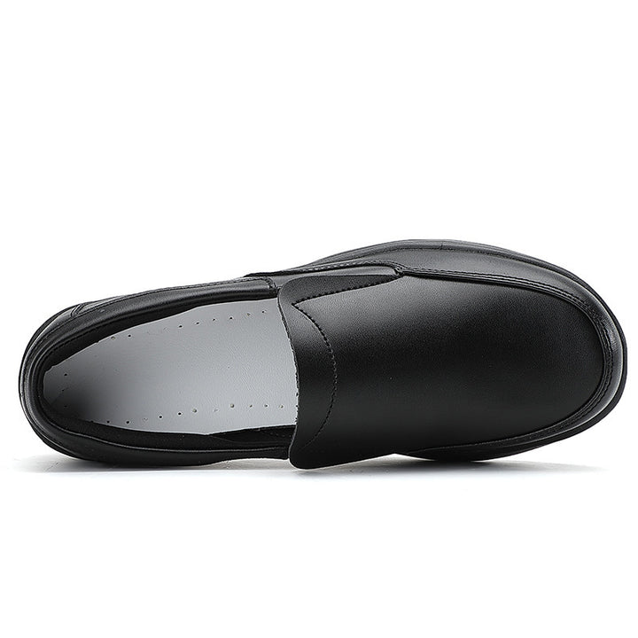 Men's ergonomic clinic slipper for healthcare professionals with air-cushioned heel padding and slip-resistant profile sole Mune Fashion