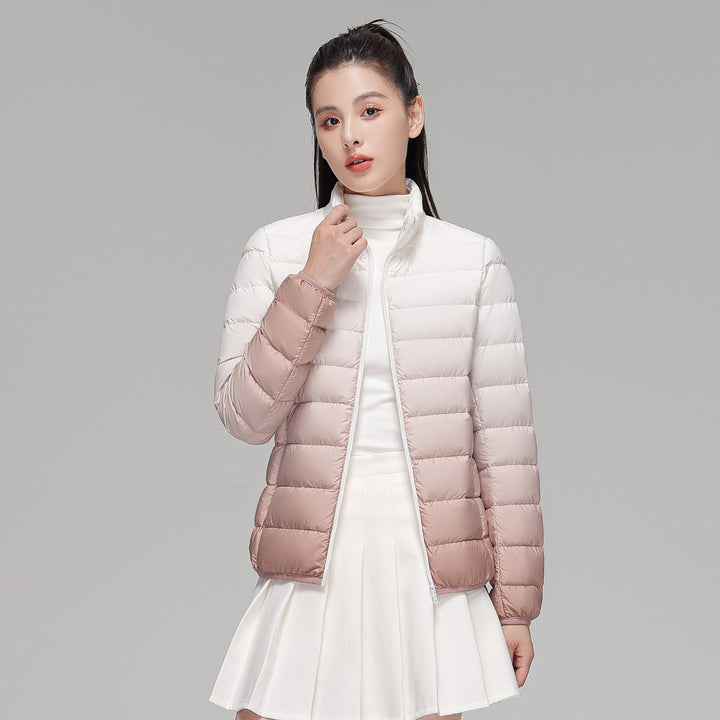 Women's ultra-lightweight hooded quilted jacket with compact pack size and wind-resistant shell Mune Fashion
