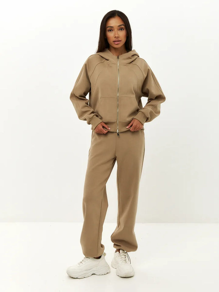 Women’s Sporty Fleece Jogging Set Mune Fashion