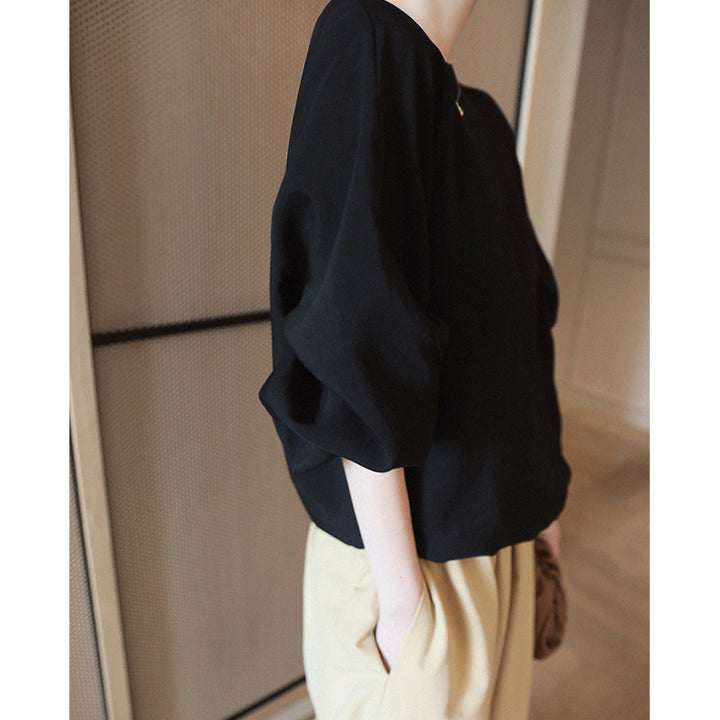 Women's elegant and airy blouse with balloon sleeves Drune
