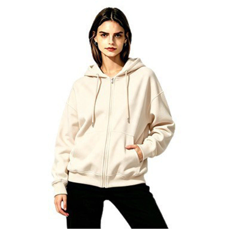 Ladies Soft Hooded Sweatshirt with Full Zip Mune Fashion