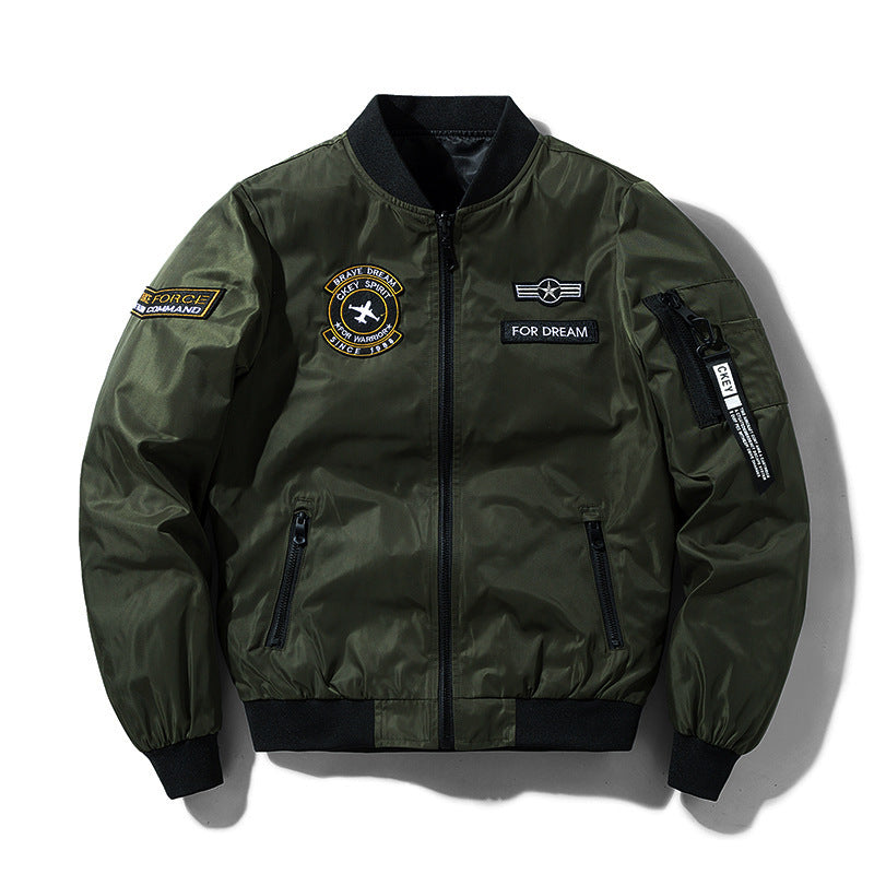 Men's sporty bomber jacket with practical pockets and stylish design Mune Fashion