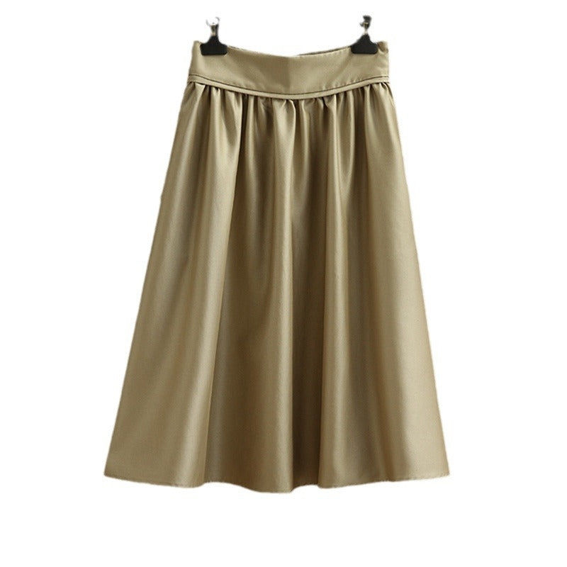 Ladies Elegant Maxi Skirt made of Flowing Fabric Mune Fashion