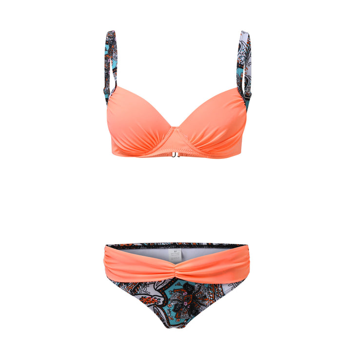 Women's Push-Up Bikini with adjustable straps and trendy wrap design Mune Fashion