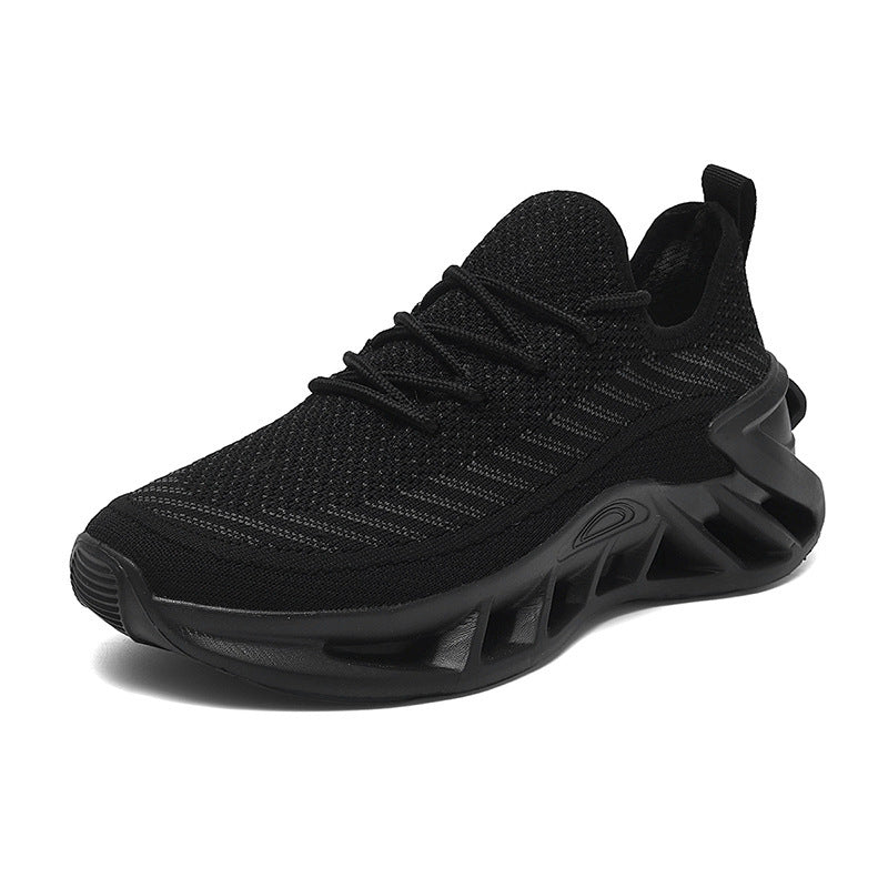 Men's lightweight breathable knit sneakers with cushioned ergonomic outsole Mune Fashion