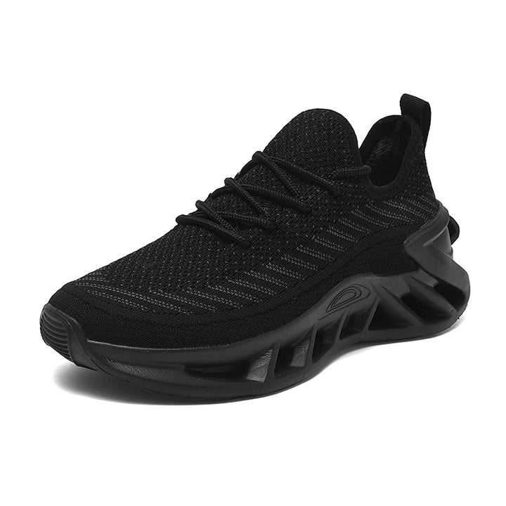 Men's lightweight breathable knit sneakers with cushioned ergonomic outsole Mune Fashion