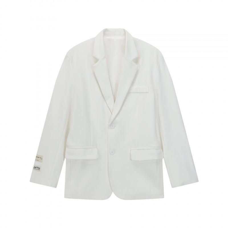 Unisex Boxy Oversized Blazer with Notch Lapel and Flap Pockets Mune Fashion